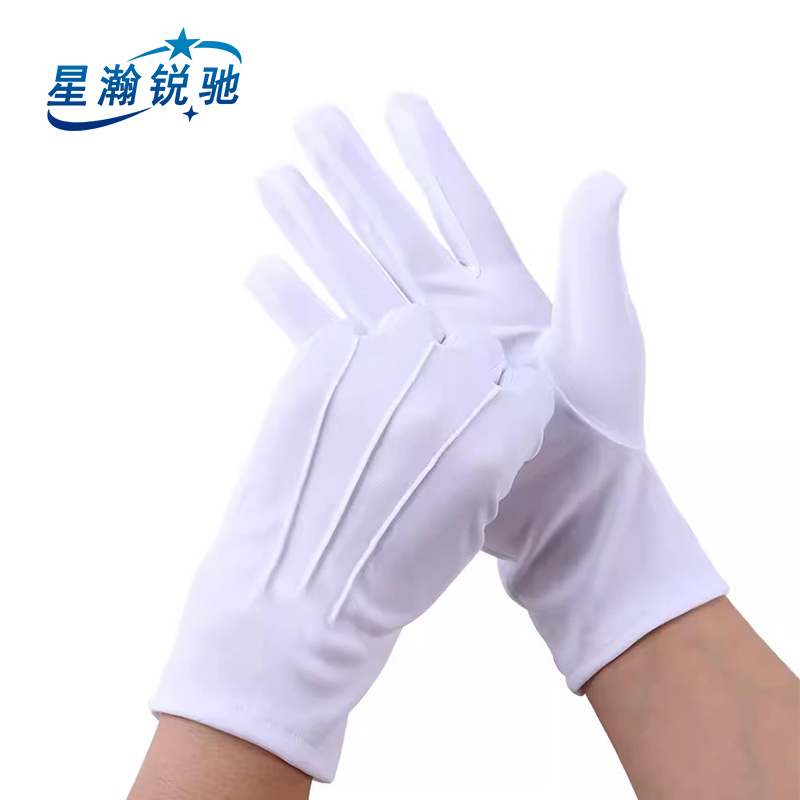 星瀚锐驰 白纱手套礼仪手套 XH-LB102 双高清大图