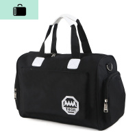 韩版旅行袋大容量斜挎旅行袋男手提商务出差短途旅游包简约行李包NEWLAKE 黑色大