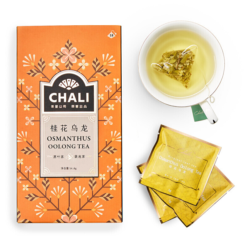 [两盒装]ChaLi茶里桂花乌龙组合花茶茶包袋泡茶