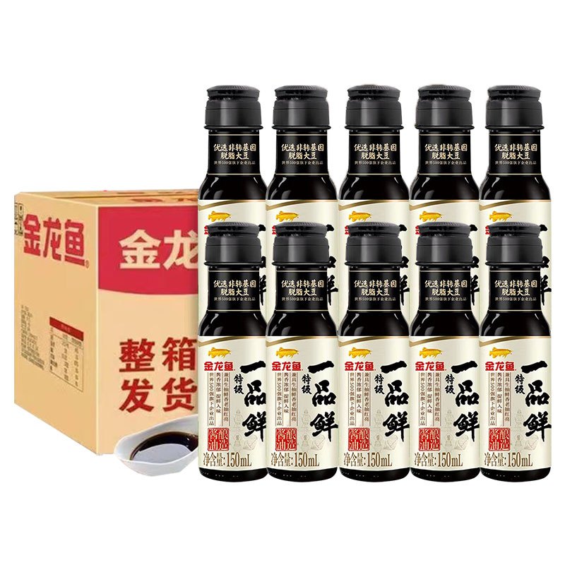 金龙鱼特级一品鲜150ml*24瓶 酿造酱油