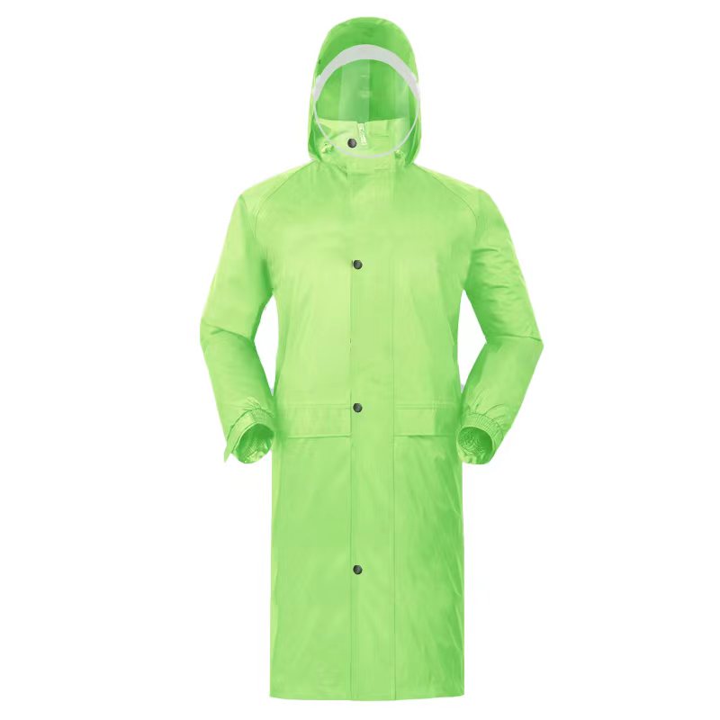 鲸轩 LTX27 均码 连体式雨衣（计价单位：件）荧光绿色