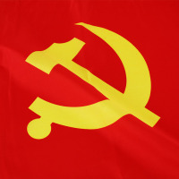 优必利 党旗 户外旗杆悬挂旗帜壁挂党旗 加厚款(160*240cm)二号党旗 8332