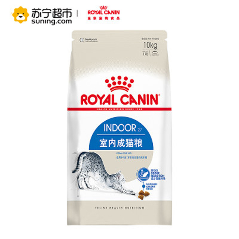 ROYAL CANIN 皇家室内成猫粮10KG+宝尼BAONI膨润土球状猫砂 5KG*4 宝尼BAONI可爱的膨润土球状猫砂 5KG