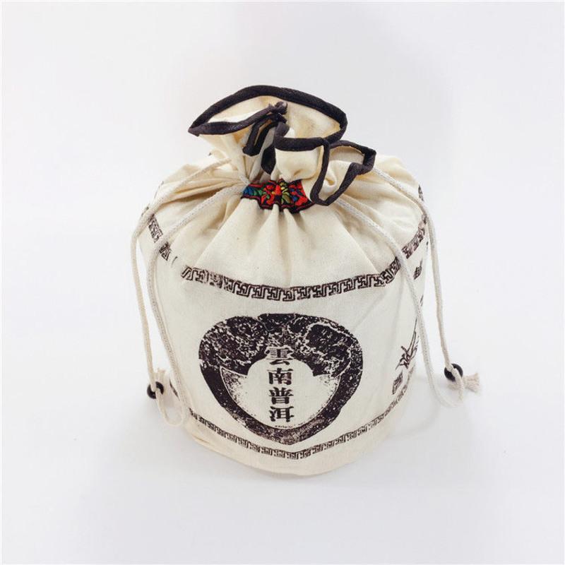 普洱茶包装袋棉布空布袋子大中小号通用装357克七子饼散茶白茶叶100克