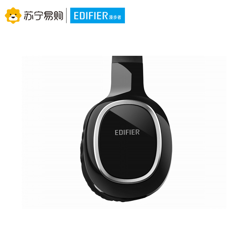 漫步者Edifier K815P电脑游戏3.5mm插孔有线耳机手机平板通用头戴式立体声耳麦 黑色