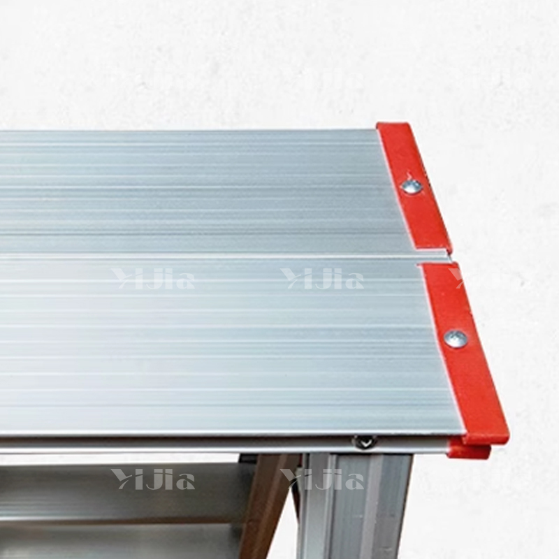 翌嘉YJ-20159铝合金人字梯家用折叠梯双面扶梯五步梯1.5米高清大图