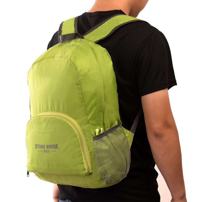 户外背包休闲轻便可折叠防水旅游背包登山徒步旅行双肩背包女