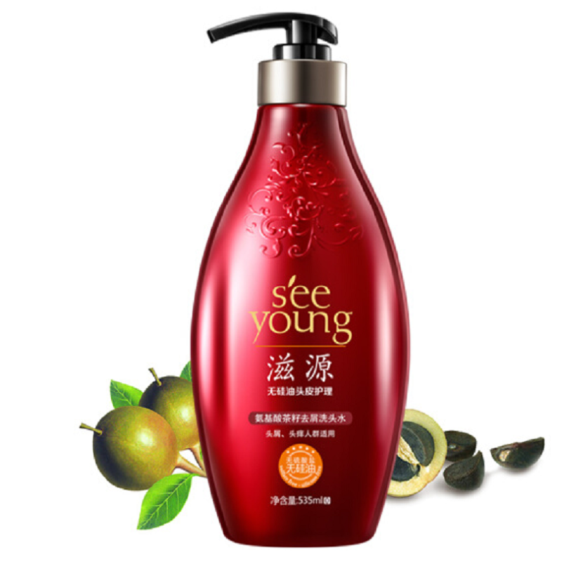 滋源(seeyoung)氨基酸茶籽去屑洗发水535ml