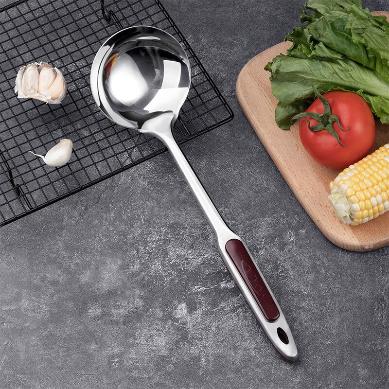 美厨 MZ112 汤勺 不锈钢 加厚(单位:件)