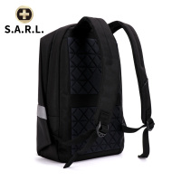 S.A.R.L双肩电脑包 运动休闲背包14英寸电脑双肩背包男女通用 SW-58017 黑色