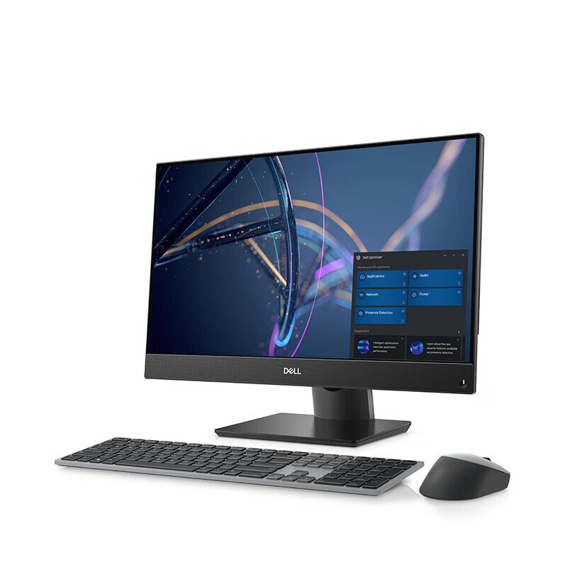 戴尔OptiPlex7400 23.8英寸办公台式一体机电脑I7-12700/16G/512G固态/触屏/摄像/WIFI/RX6500M-4G/W11H/有线键鼠 定制款