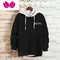 七斓连帽卫衣男士2023新款宽松百搭潮流ins情侣装休闲上衣外套 XL建议110-125斤 LEJ#Y51黑色