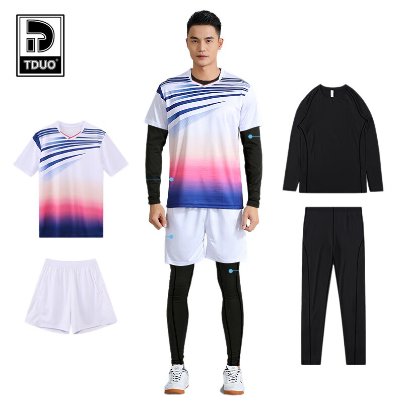 Tduo乒乓羽毛球服 M1 套高清大图