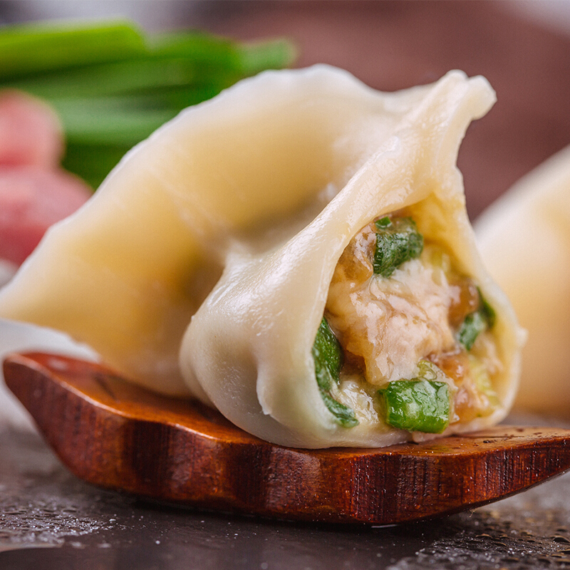 大娘水饺 韭菜猪肉水饺 700g(蒸饺 饺子 煎饺 锅贴 早餐食材 火锅食材