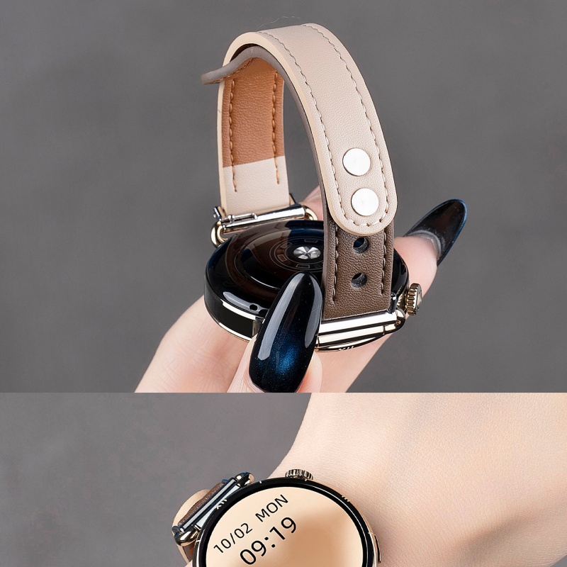 适用华为gt6表带手表watchgt5女款gt5腕表pro新款watch5女表带可爱t4/3/智能6表带高级感3264高清大图