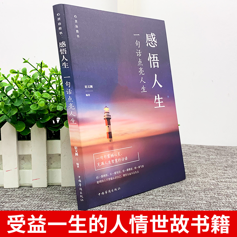 [正版]感悟人生 一句话点亮人生大智慧修身处世生命感悟心灵修养人生格言每日必读成人文学励志书排行榜感悟人生书籍wl高清大图