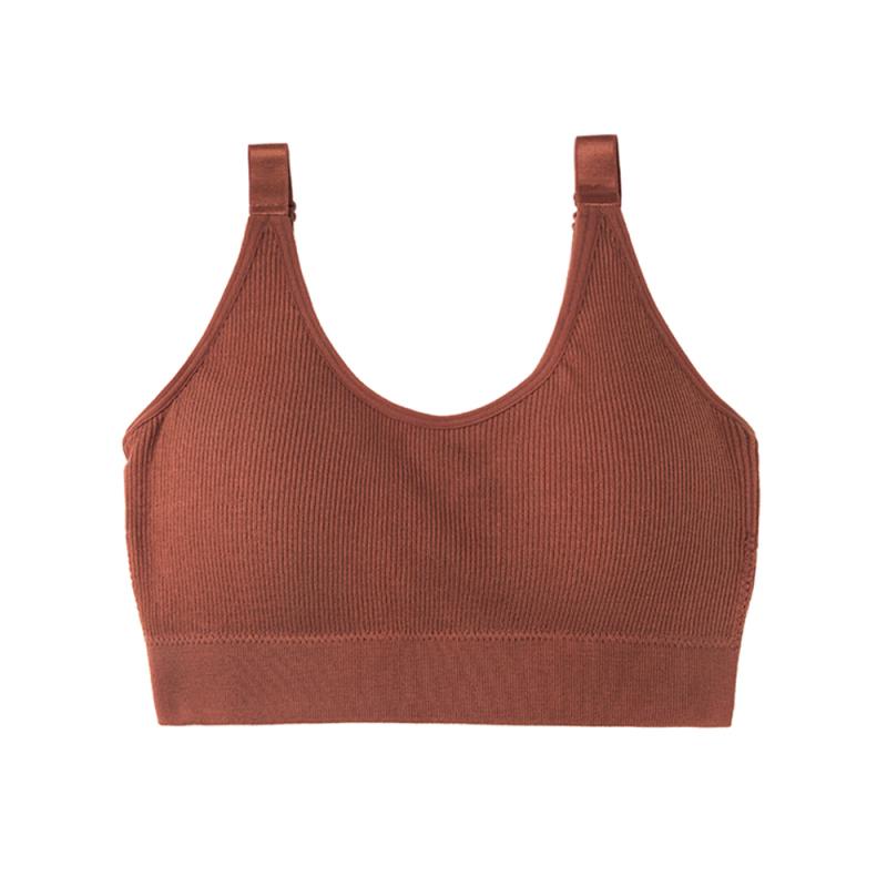 mini靴下物运动聚拢小胸内衣女春夏无钢圈薄款吊带背心式瑜伽棉质文胸