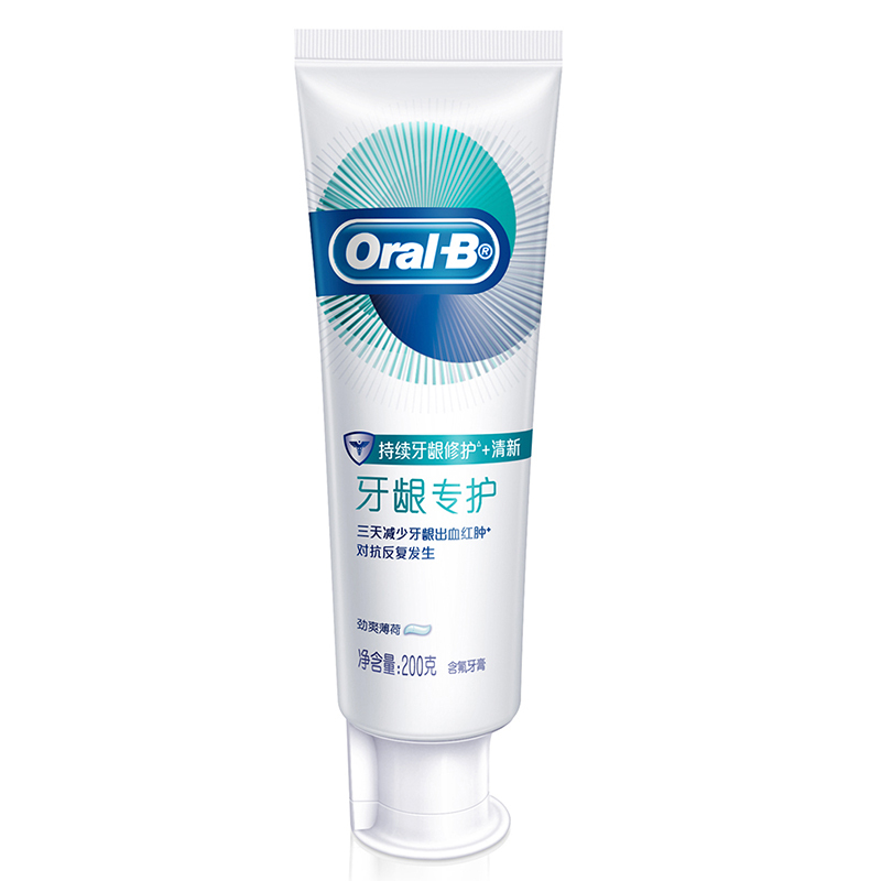欧乐B(Oral B) 牙龈专护 持龈修护清新 牙膏 200g (单位 :支)