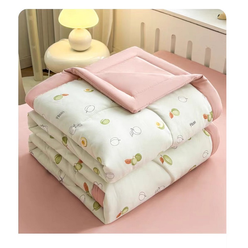 兰光铭 针织棉夏被 150cm*200cm 条高清大图