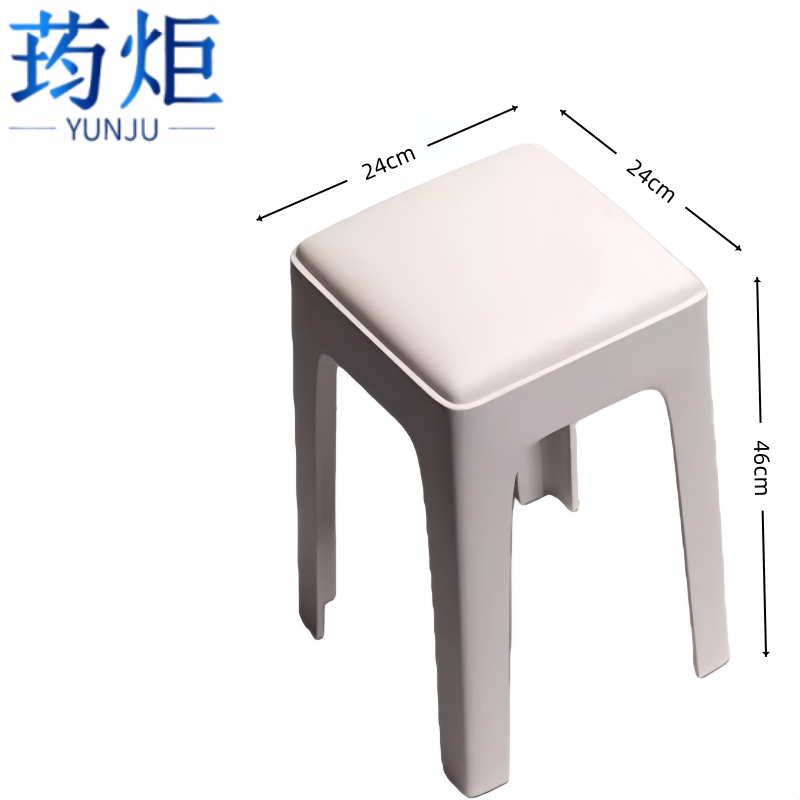 荺炬塑料凳子24*24*46cm个高清大图