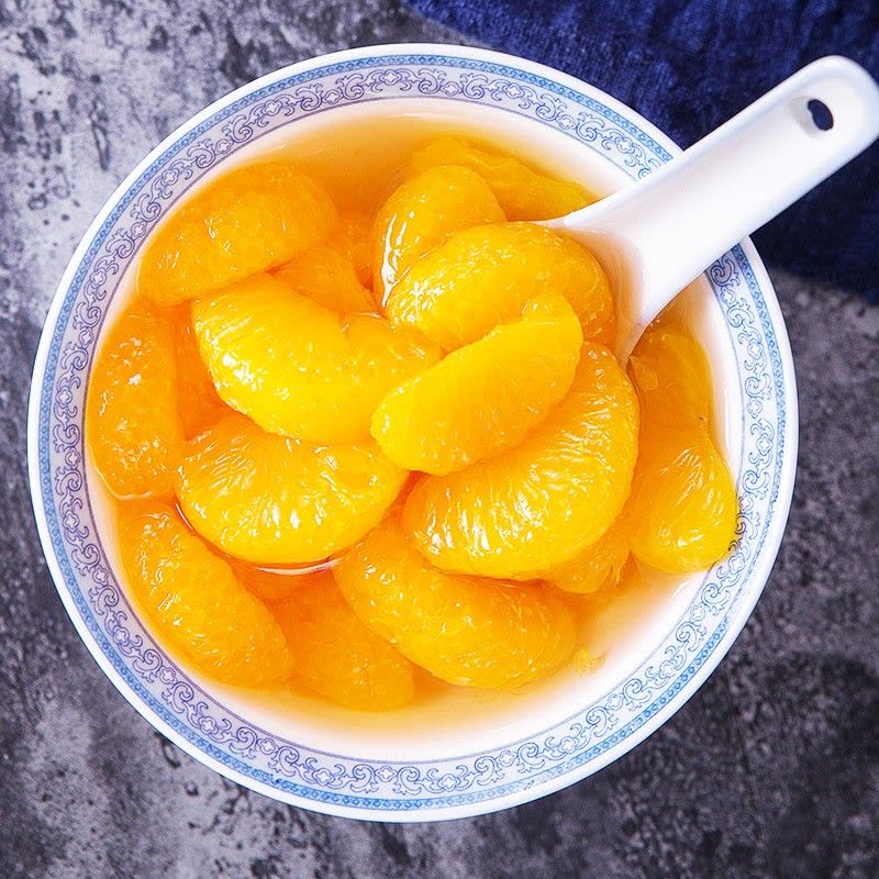 [中华特色]徐州馆 新鲜糖水橘子罐头 水果桔子罐头 425gx1罐 MS图片