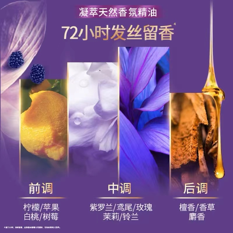 LUX/力士水润丝滑持久留香柔亮洗发乳750ml持久留香高清大图