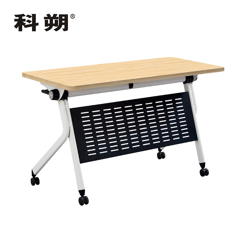 科朔 折叠桌条桌长条会议桌翻版桌会议桌1800W*400D*750H FT-9718