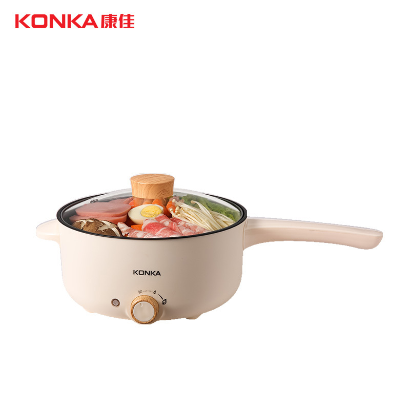 康佳(KONKA)电炒锅KZG-T3HP30多功能一体炒菜家用电火锅学生电热锅宿舍电煮锅不粘锅煮面