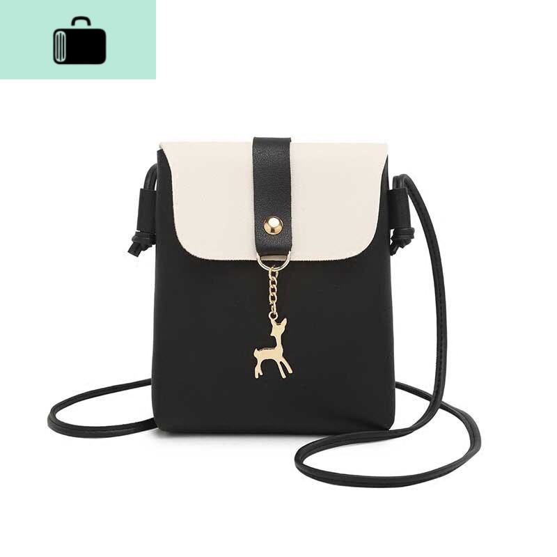 女生斜挎包包韩版时尚手机包女新款单肩包学院网红零钱手提小方包NEW LAKE女士钱包/卡包高清大图