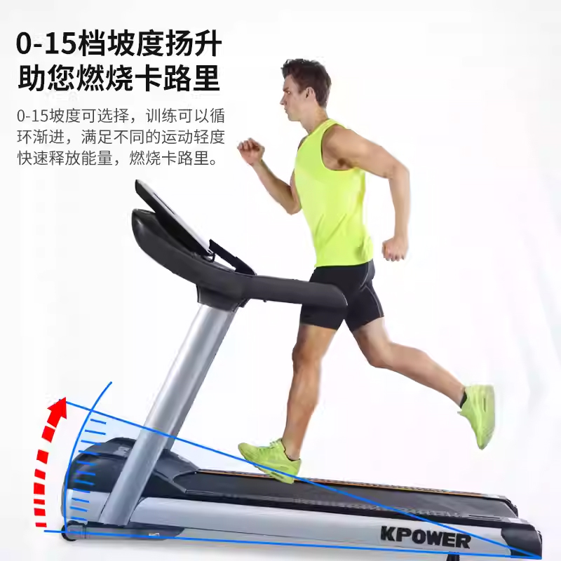 康乐佳K255A-A商用电动跑步机高清大图