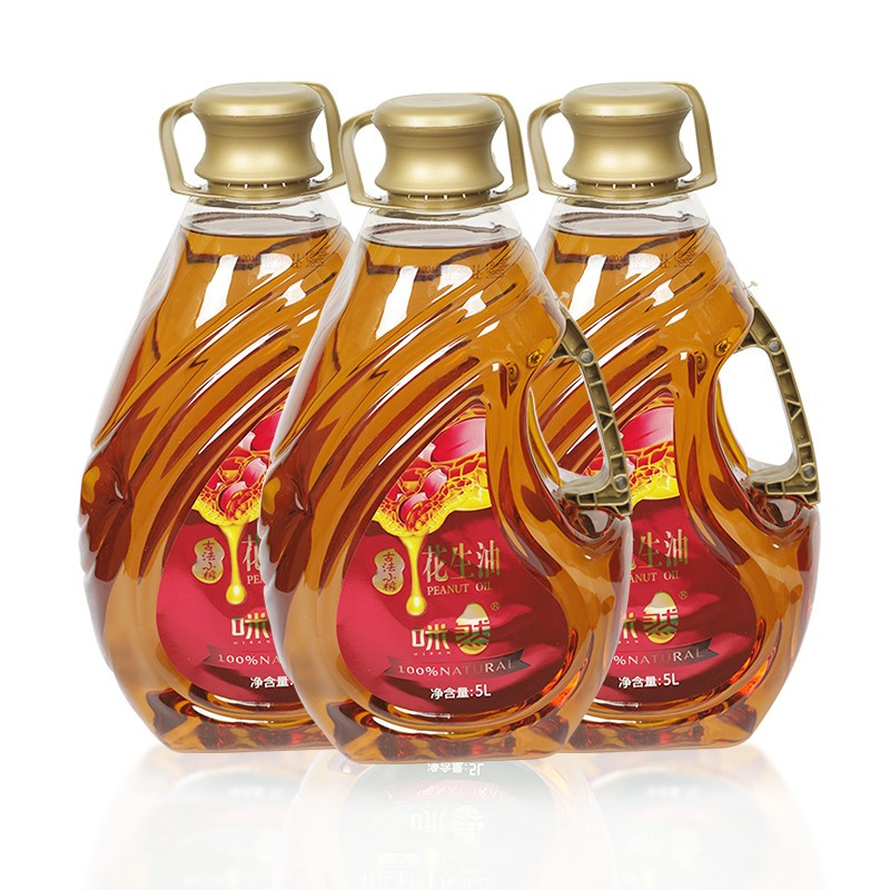 咪然 古法小榨花生油 5L