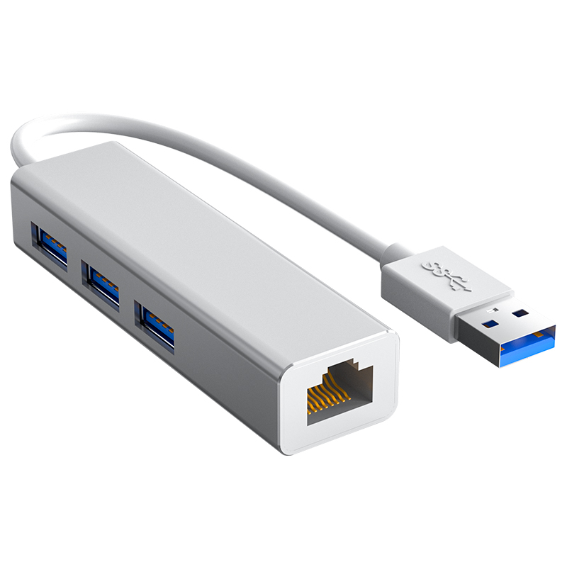 盛世长缨 USB转网线接口 USB2.0百兆网卡--白色 【ABS版】