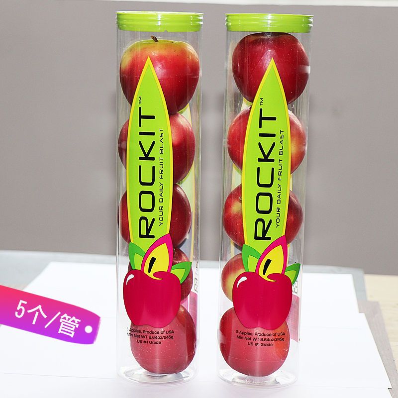 顺丰快递[苏鲜生]新西兰火箭苹果 1筒装 5个/筒 甜脆苹果高清大图