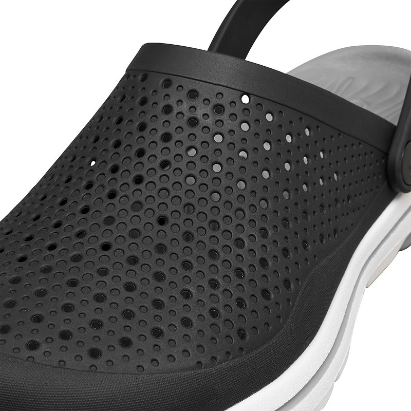 Skechers斯凯奇GOWALK男子镂空透气包头凉拖鞋休闲洞洞鞋243002