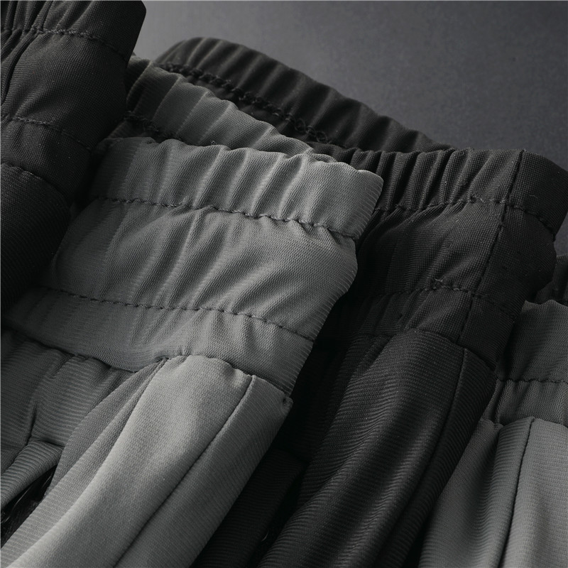 裤子男款夏季潮流断腰包边速干裤透气运动休闲长裤大码男裤麟名