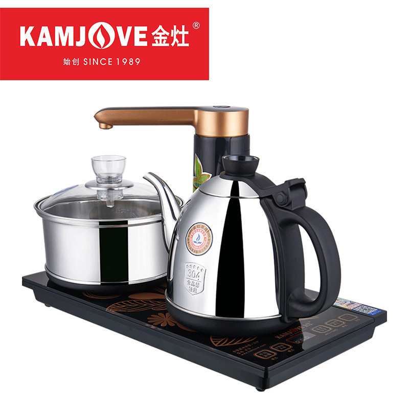 (ZDJ)金灶(KAMJOVE) K9 1L 20*37 电热水壶(计价单位:台) 香槟金