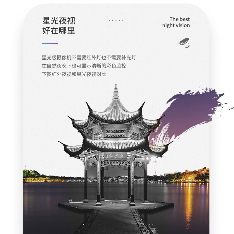 海康威视 监控器摄像头 室外高清网络摄像机 DS-2CD3346FWDA4-LS 400万像素
