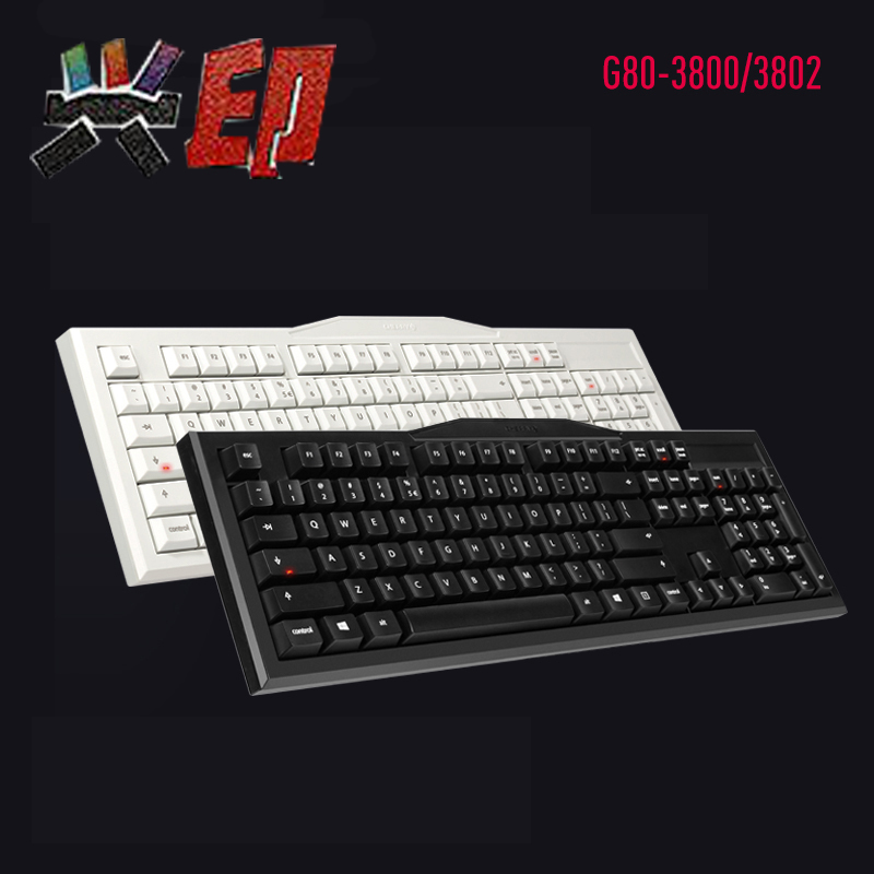 兴印XINGYIN-G80-3800/3802 MX2.0C机械键盘茶轴白色程序员 适用于CHERRY樱桃