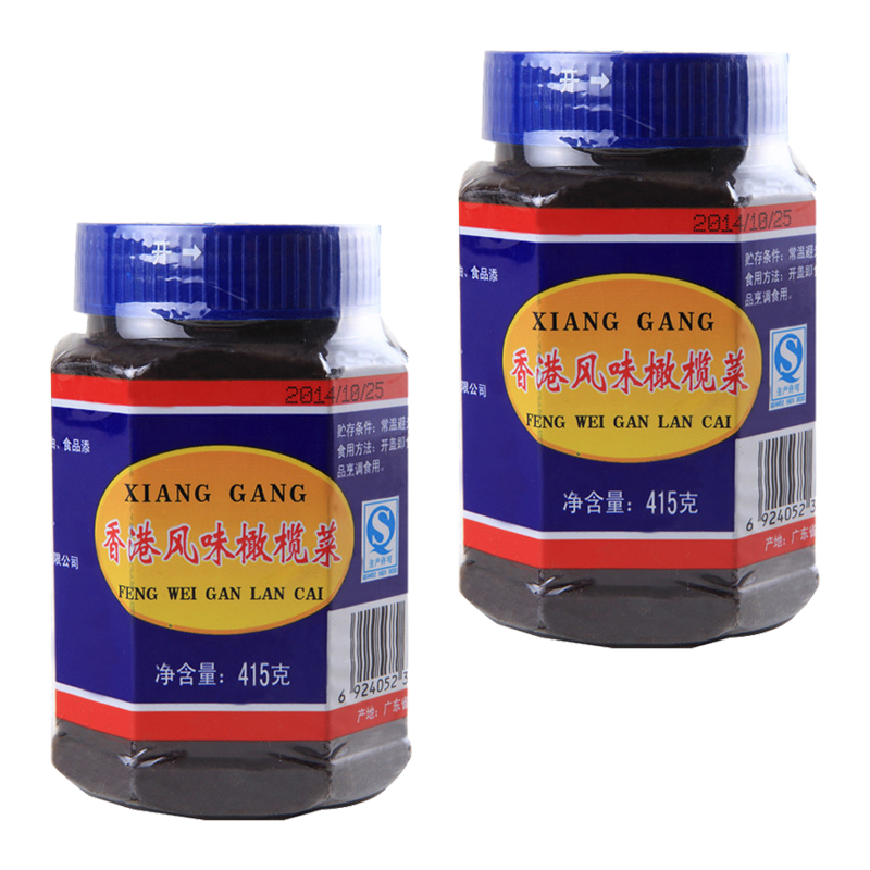 小菜一碟 香港风味橄榄菜415g*2高清大图