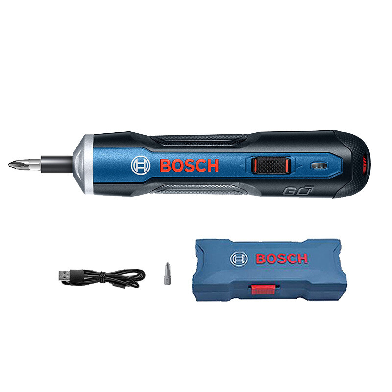 [苏宁自营]博世(BOSCH)Bosch GO 锂电版电动起子螺丝刀套装充电式迷你自动起子机多功能diy教学工具