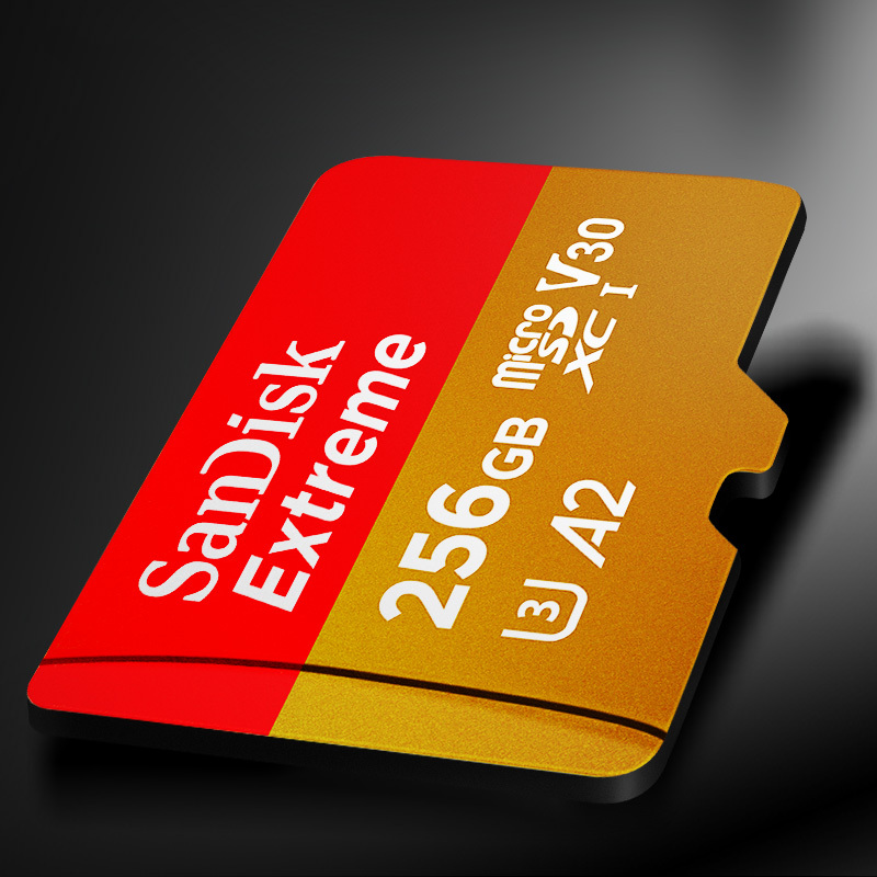 [砳石]闪迪 256GB TF(MicroSD)存储卡 U3 V30 C10 4K A2