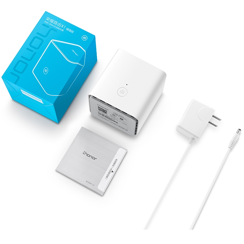 荣耀路由X1增强版 白色 双频优选高速家用 盒子形态无线路由器 wifi穿墙 中小户型优选高清大图