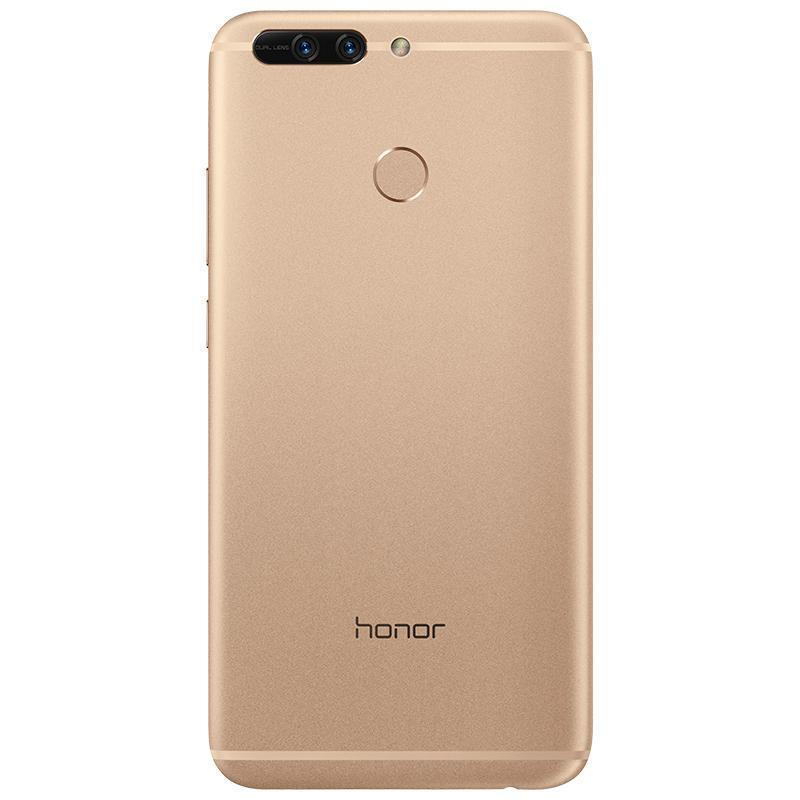 华为(HUAWEI)荣耀V9 全网通移动联通电信4G手机 指纹解锁智能手机 标配版(6GB+64GB) 铂光金 原装正品