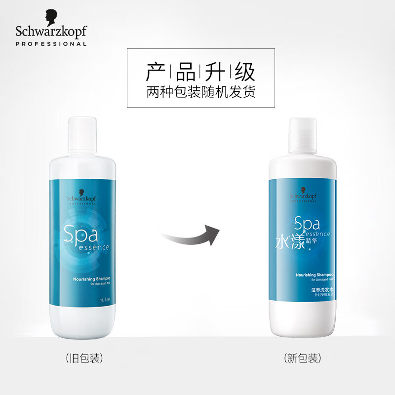 施华蔻(Schwarzkopf) 专业水漾精华滋养护发素1000ml高清大图