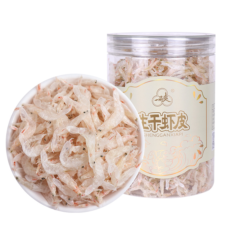 一品爽 生干虾皮68g 海产干货 淡干虾米 可磨虾皮粉 海鲜煲汤食材高清大图