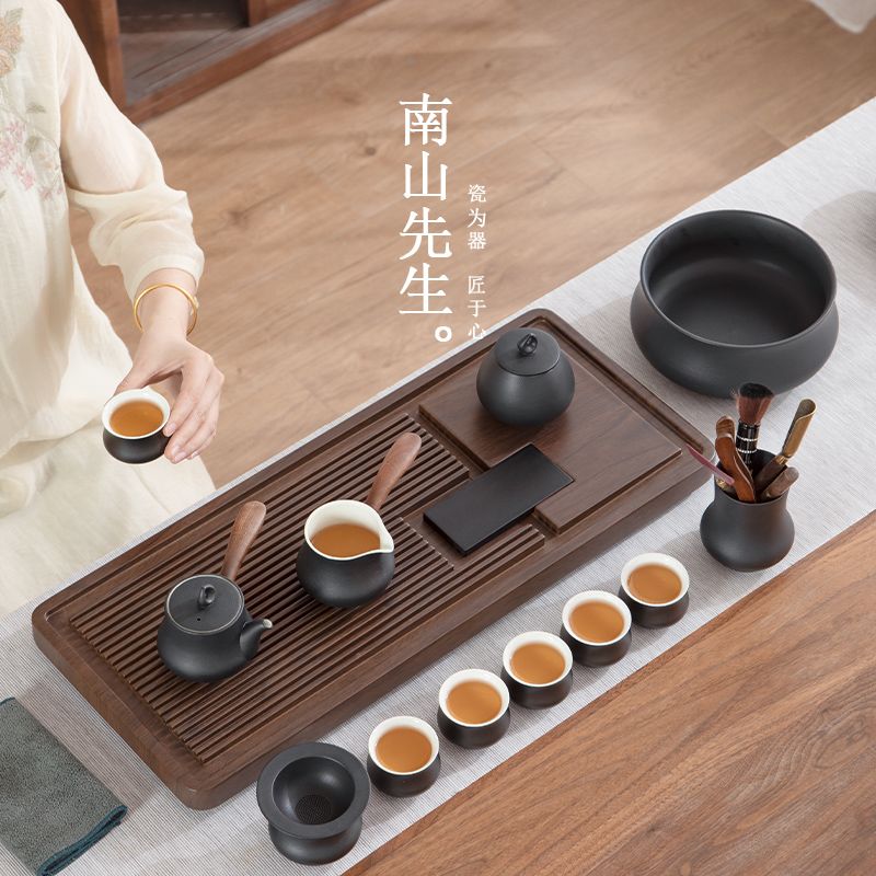 南山先生云石茶具套装高清大图