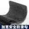 FOMADO硬拉助力带助力钩引体向上钢勾健身握力带男器材单杠防老茧 钢板助力带纯黑[无logo版]