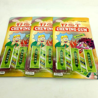 包邮 吐血口香糖绿箭结婚整蛊整人糖果恶作剧恐怖血浆道具抖音同款玩具 1卡（3片）