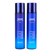 韩国进口AHC B5玻尿酸水乳面部护肤套装礼盒 爽肤水+乳液(120ml+120ml) 保湿补水 弹润紧致 新老包装随机