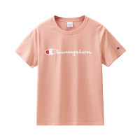 2020春夏新款正品Champion 冠军写LOGO短袖情侣款T恤男女同款打底衫五分袖上衣潮牌